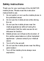 Preview for 3 page of ALIGATOR A431 Quick Manual