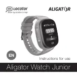 Preview for 1 page of ALIGATOR Junior TD-36 Instructions For Use Manual