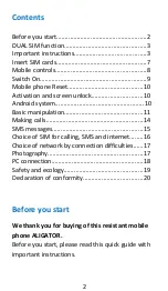 Preview for 2 page of ALIGATOR RX500 eXtremo Quick Manual