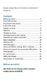 Preview for 2 page of ALIGATOR RX510 eXtremo Quick Manual