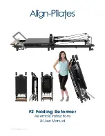 Предварительный просмотр 1 страницы Align-Pilates F2 Assembly Instructions And User'S Manual