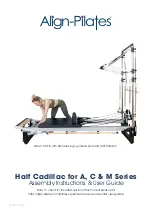 Align-Pilates Half Cadillac Assembly Instructions & User Manual preview