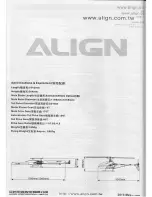 Предварительный просмотр 33 страницы Align Combo T-REX 550E Instruction Manual