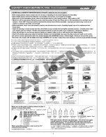 Предварительный просмотр 5 страницы Align Super Combo T-Rex 700E F3C KX018E06T Instruction Manual