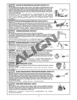 Предварительный просмотр 3 страницы Align T-REX 250PRO DFC KX019011T Instruction Manual