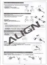 Preview for 38 page of Align T-REX 500EFL PRO 3GX Instruction Manual