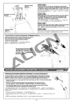 Preview for 36 page of Align T-Rex 700E Combo Instruction Manual