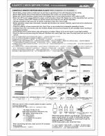 Preview for 5 page of Align Trex 250 SE KX019005T Instruction Manual