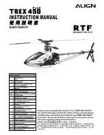 Preview for 1 page of Align Trex 450 Plus Instruction Manual