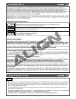 Preview for 2 page of Align Trex 450 Plus Instruction Manual