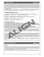 Preview for 2 page of Align Trex 600 Nitro KX0160NPTL Instruction Manual