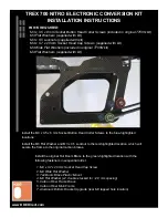 Preview for 4 page of Align Trex 700 Electric conversion Nstallation Instructions