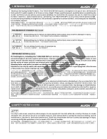 Preview for 2 page of Align Trex600 ESP KX016013T Instruction Manual