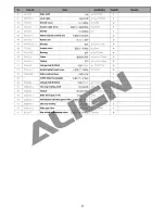 Preview for 35 page of Align Trex600 ESP KX016013T Instruction Manual