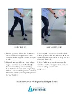 Preview for 2 page of Aligned As Designed 3rd Foot Cane Quick Start Manual