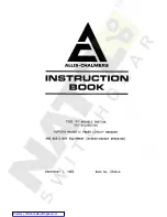 AlIis-Chalmers Ruptair F Series Instruction Book preview