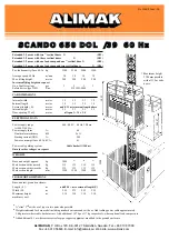 Предварительный просмотр 63 страницы Alimak Scando 650 DOL Technical Description