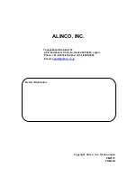 Предварительный просмотр 36 страницы Alinco DJ-100 Service Manual