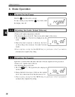 Preview for 22 page of Alinco DJ-175 E Instruction Manual