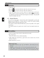 Preview for 28 page of Alinco DJ-175 E Instruction Manual