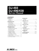 Предварительный просмотр 1 страницы Alinco DJ-438 Service Manual