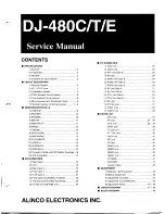 Alinco DJ-480C Service Manual preview