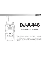 Preview for 2 page of Alinco DJ-A446 Instruction Manual