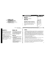 Alinco DJ-C1 Instruction Manual preview