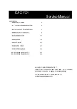 Preview for 1 page of Alinco DJ-C1 Service Manual