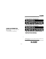 Alinco DJ-F1E Instruction Manual preview