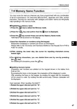 Preview for 47 page of Alinco DJ-G29T Instruction Manual