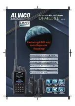 Alinco DJ-MD5XLT Manual preview