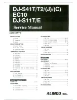 Alinco DJ-S11E Service Manual preview