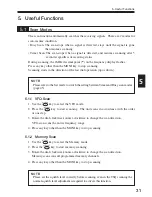 Preview for 31 page of Alinco DJ-V17E Instruction Manual