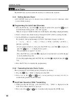 Preview for 40 page of Alinco DJ-V17E Instruction Manual