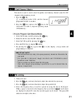 Предварительный просмотр 31 страницы Alinco DJ-V57 Instruction Manual