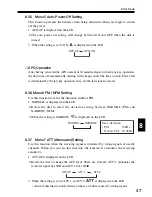 Предварительный просмотр 47 страницы Alinco DJ-V57 Instruction Manual