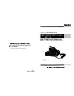 Preview for 1 page of Alinco DR-110T Instruction Manual