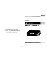 Preview for 1 page of Alinco DR-1200T Instruction Manual