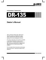 Alinco DR-135 Dealer'S Manual предпросмотр