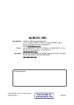 Предварительный просмотр 71 страницы Alinco DR-135 Service Manual