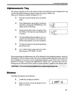 Предварительный просмотр 27 страницы Alinco DR-135E Instruction Manual