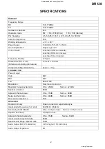 Предварительный просмотр 2 страницы Alinco DR-138 Service Manual