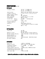 Preview for 3 page of Alinco DR-235T User Manual