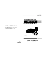 Alinco DR-570E Instruction Manual предпросмотр