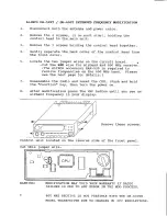 Preview for 1 page of Alinco DR-599T Modification