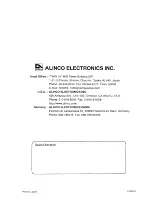 Preview for 89 page of Alinco DR-61 OT/E Service Manual