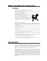 Preview for 5 page of Alinco DR-635E Instruction Manual