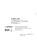 Preview for 1 page of Alinco DR-638H Instruction Manual