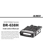 Preview for 2 page of Alinco DR-638H Instruction Manual